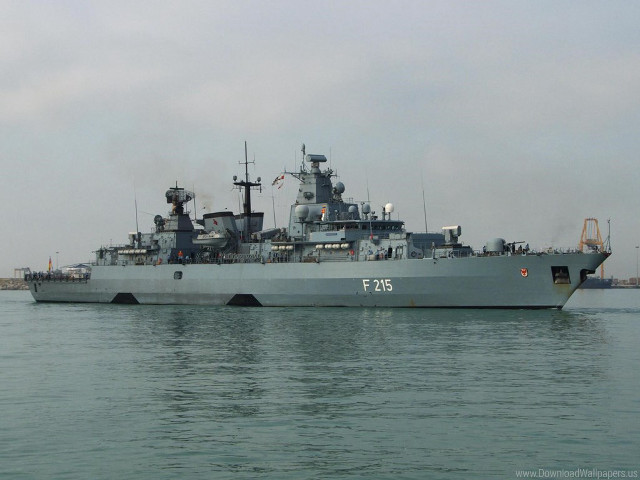 Battleship floating water dock boat #2 free wallpaper for desktop - medium preview image