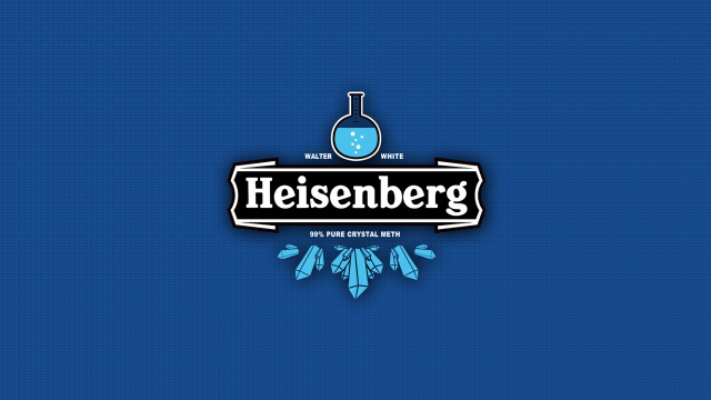 Blue background heisenberg logo blue free wallpaper for desktop - medium preview image