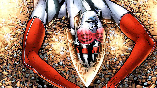 Cartoon person helmet sword hands free wallpaper for desktop - medium preview image