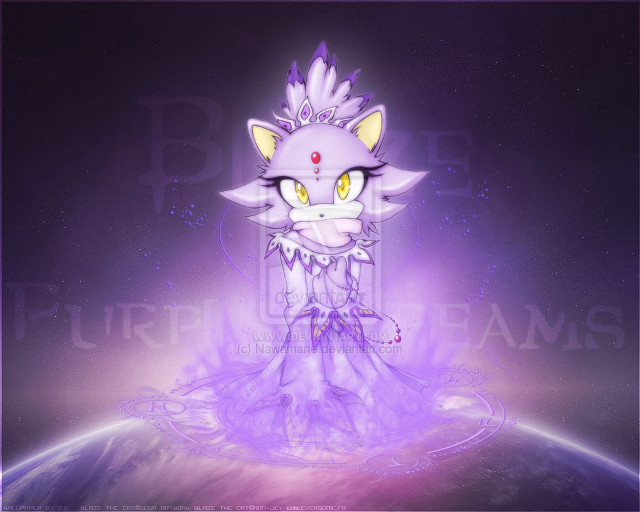 Purple cat dress night sky free wallpaper for desktop - medium preview image