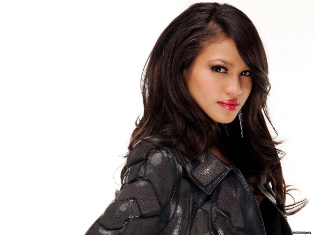 Woman black jacket long hair #2 free wallpaper for desktop - medium preview image