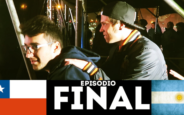 Men standing flag banner final free wallpaper for desktop - medium preview image