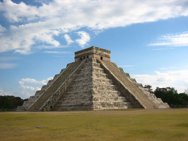 Pyramid field sky clouds background free wallpaper for desktop - medium preview image
