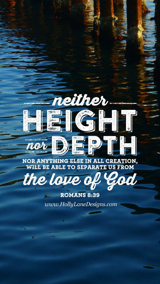 Body of water bible verse free wallpaper for mobile - medium preview image