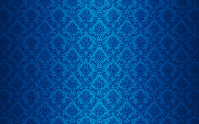 Blue wallpaper floral pattern leaves free wallpaper for desktop - medium preview image