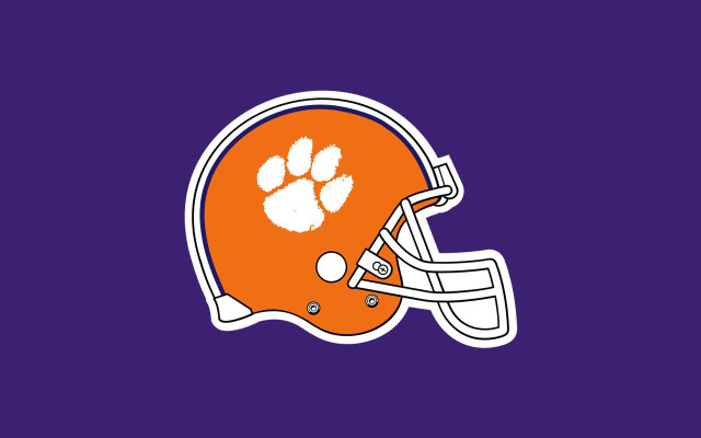 Football helmet paw print purple free wallpaper for desktop - medium preview image