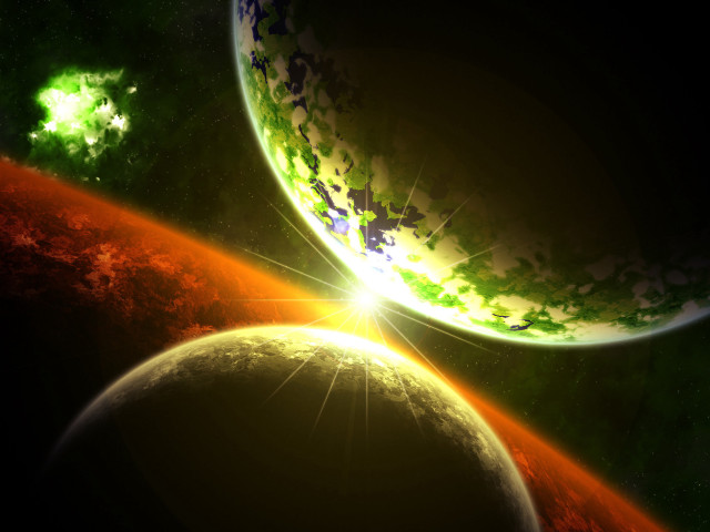Planet star background bright light #3 free wallpaper for desktop - medium preview image