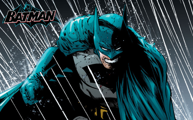 Batman rain cape open head free wallpaper for desktop - medium preview image