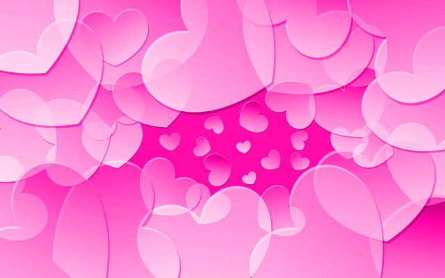 Pink hearts background lyco art free wallpaper for desktop - medium preview image