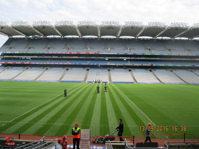 Stadium people field stands flag free wallpaper for desktop - medium preview image