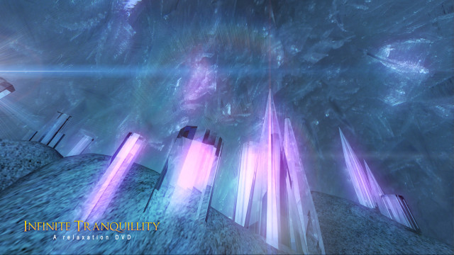 Futuristic alien structure bright light free wallpaper for desktop - medium preview image