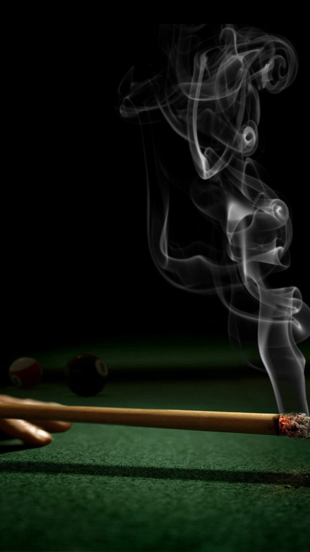 Smoke matchstick green tablecloth black free wallpaper for mobile - medium preview image