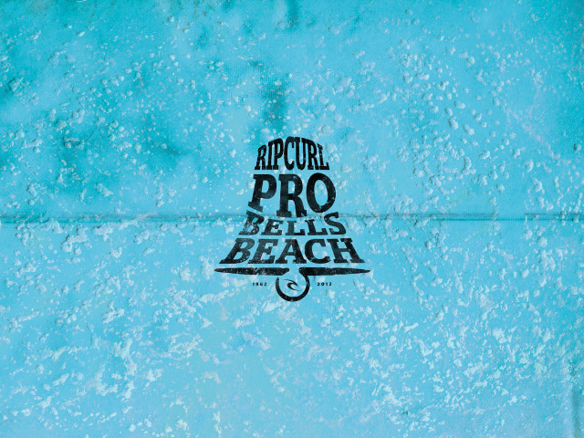 Blue surfboard logo poster underwater free wallpaper for desktop - medium preview image