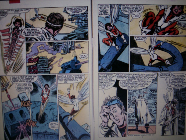 Comic strip man suit gun free wallpaper for desktop - medium preview image