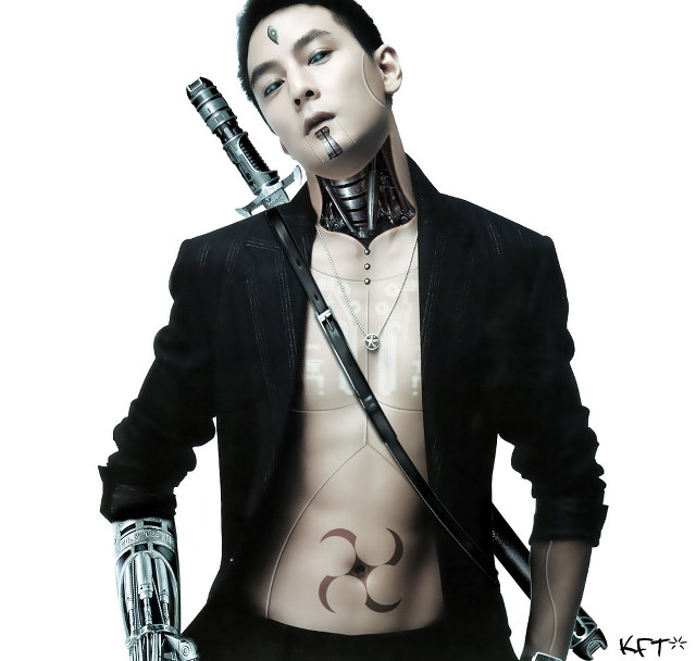 Man knife suit sword shirt free wallpaper for tablet - medium preview image