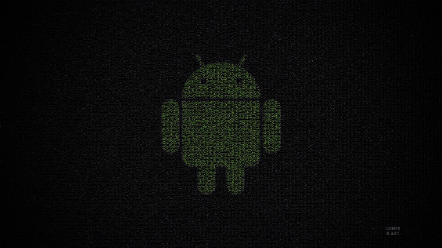 Dark background green logo computer free wallpaper for desktop - medium preview image