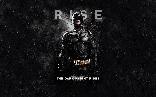 Dark knight rises movie poster free wallpaper for desktop - medium preview image