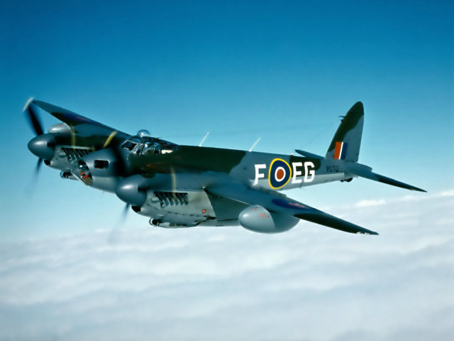 Fighter jet blue sky clouds free wallpaper for desktop - medium preview image