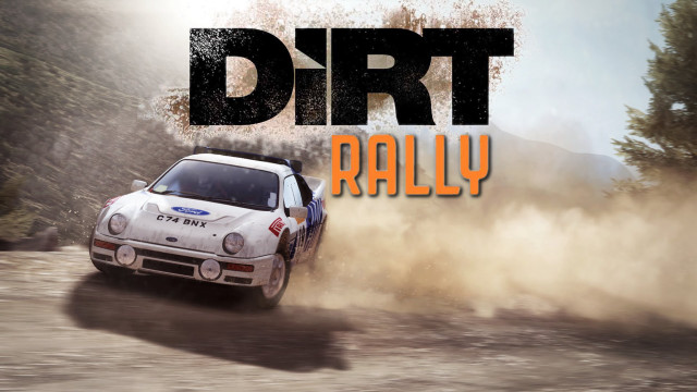 Dirt rally car driving trees free wallpaper for desktop - medium preview image