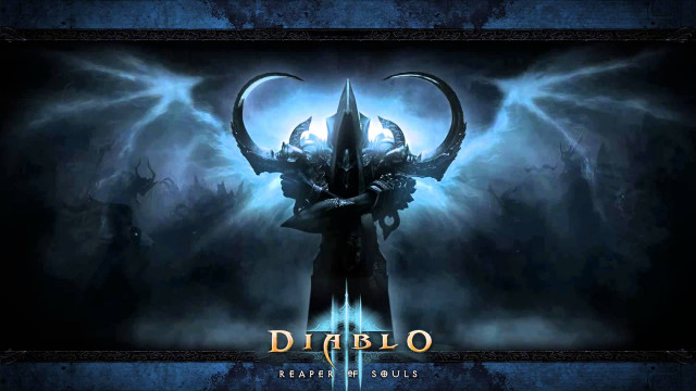 Dark blue demon horns head free wallpaper for desktop - medium preview image