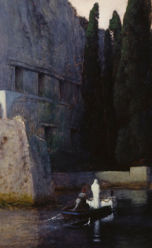 River building trees cliff portrait free wallpaper for mobile - medium preview image