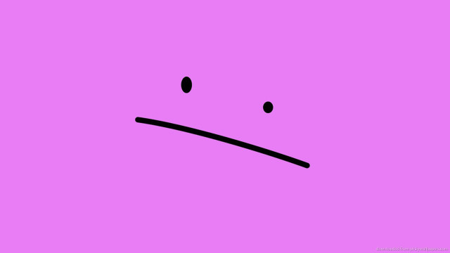 Sad face pink background black free wallpaper for desktop - medium preview image