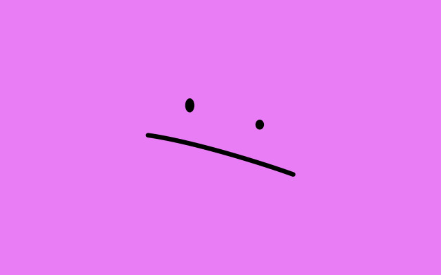 Sad face purple background black free wallpaper for desktop - medium preview image