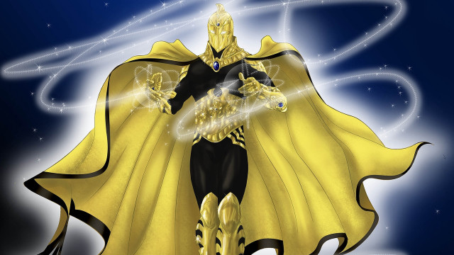 Woman yellow cape lightning wand free wallpaper for desktop - medium preview image