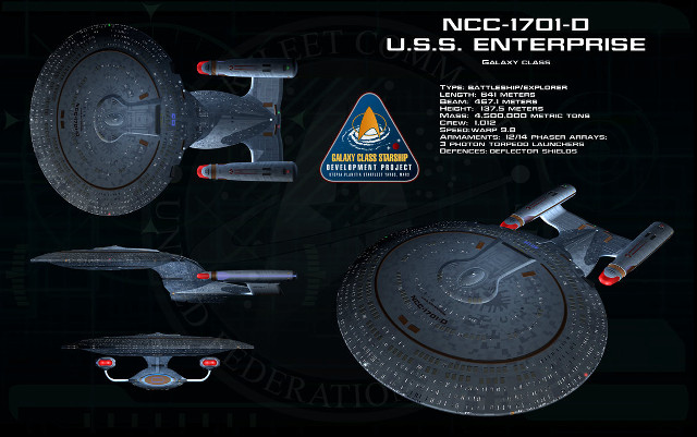 Uss enterprise model star trek free wallpaper for desktop - medium preview image