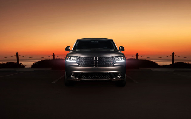 Black dodge ram truck sunset free wallpaper for desktop - medium preview image