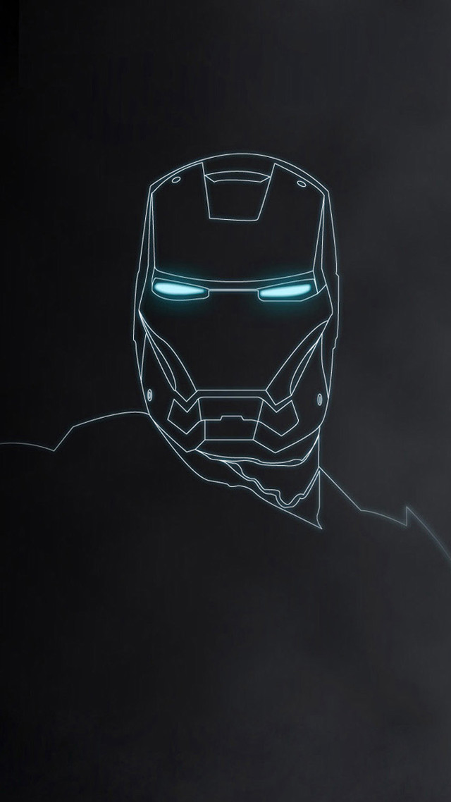 Robot glowing eyes black background #2 free wallpaper for mobile - medium preview image