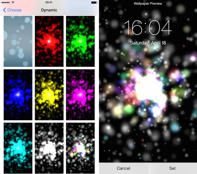 Phone clock colorful christmas snow free wallpaper for tablet - medium preview image