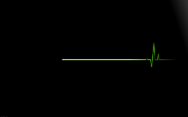 Green line dark background black free wallpaper for desktop - medium preview image