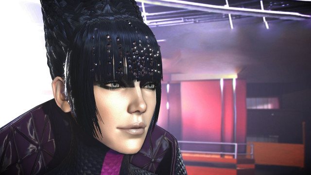 Eve ryder black hair purple free wallpaper for desktop - medium preview image