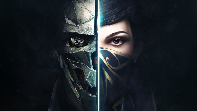 Woman mask sword hand image free wallpaper for desktop - medium preview image