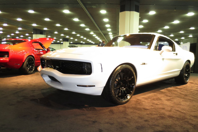 White car garage red car free wallpaper for desktop - medium preview image