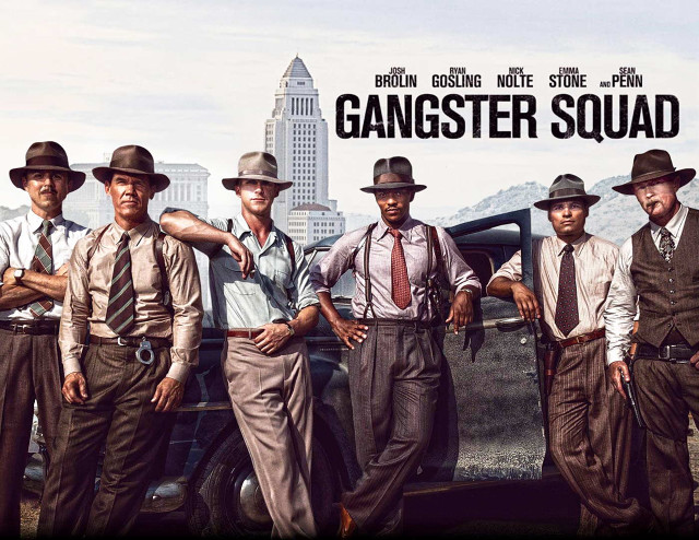 Gangster squad men standing next free wallpaper for desktop - medium preview image