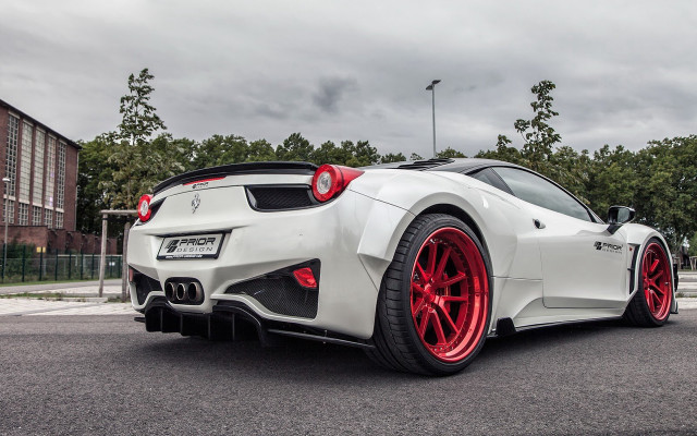 White sports car red rims #7 free wallpaper for desktop - medium preview image