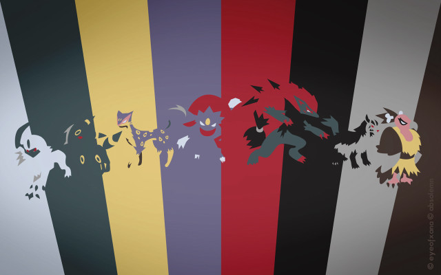 Cats colorful row group standing free wallpaper for desktop - medium preview image