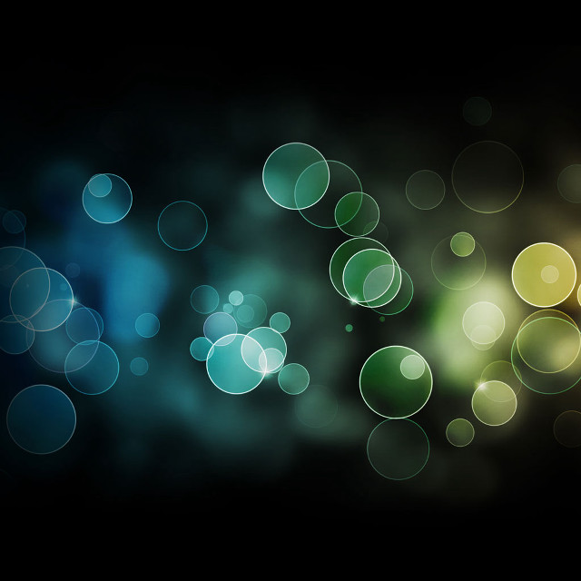 Blurry black background circles of #2 free wallpaper for tablet - medium preview image