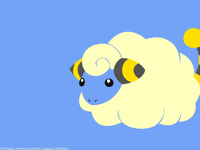 Sheep bee flying blue background free wallpaper for desktop - medium preview image