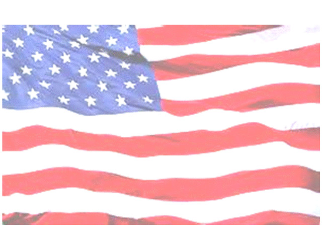 Large american flag white background free wallpaper for desktop - medium preview image