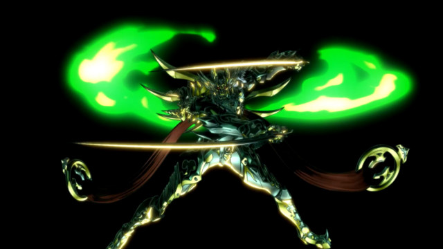 Sword green light person black free wallpaper for desktop - medium preview image