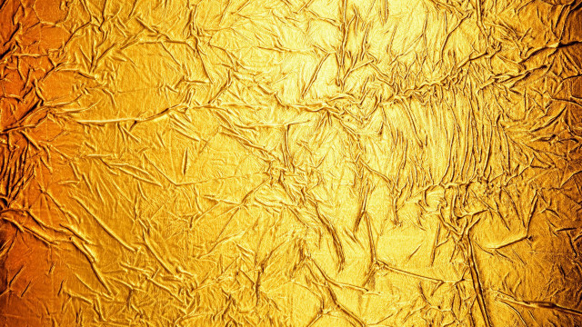 Gold surface closeup pattern lines free wallpaper for desktop - medium preview image