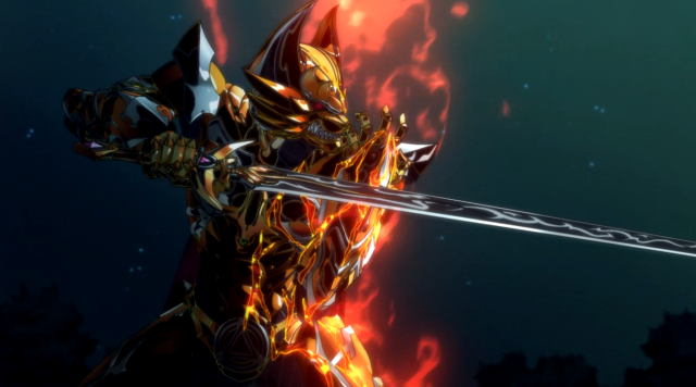 Person sword video game flames free wallpaper for desktop - medium preview image