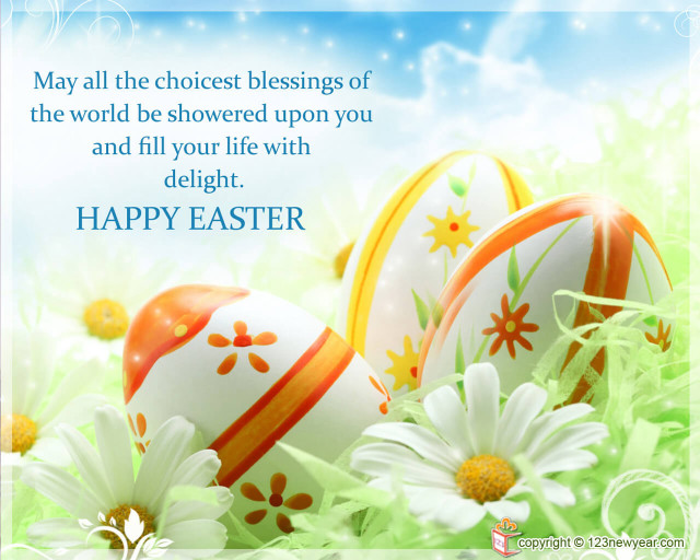 Eggs grass flowers easter quote free wallpaper for desktop - medium preview image
