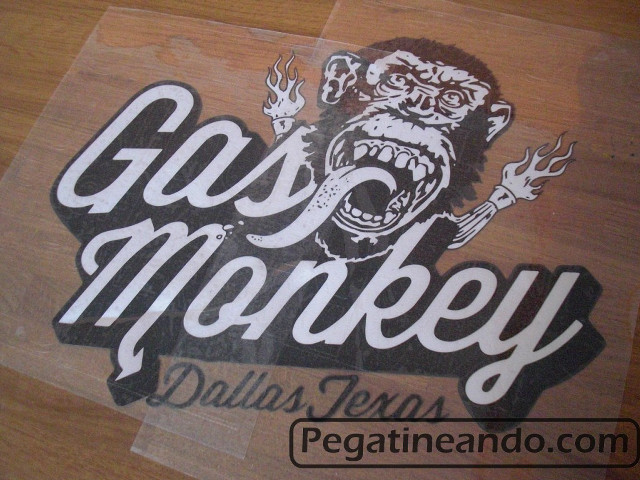 Go monkey sticker wooden floor free wallpaper for desktop - medium preview image