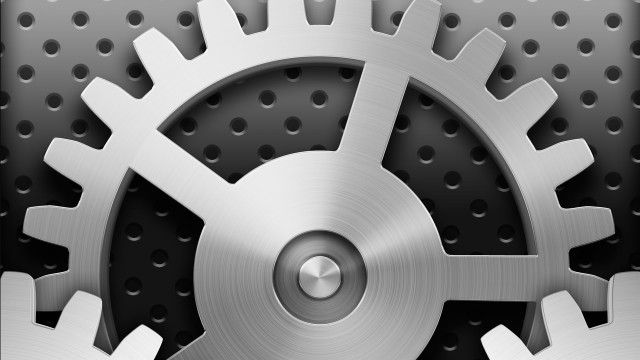 Metal gear wheel rivets microdetails free wallpaper for desktop - medium preview image