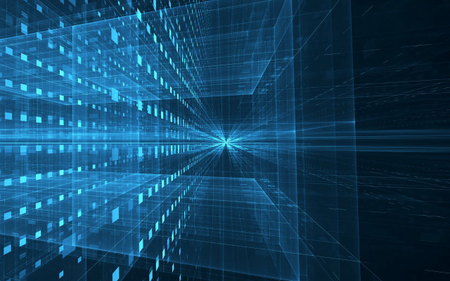 Blue abstract background squares lines free wallpaper for desktop - medium preview image