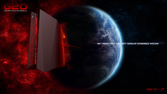 Computer red background red light free wallpaper for desktop - medium preview image